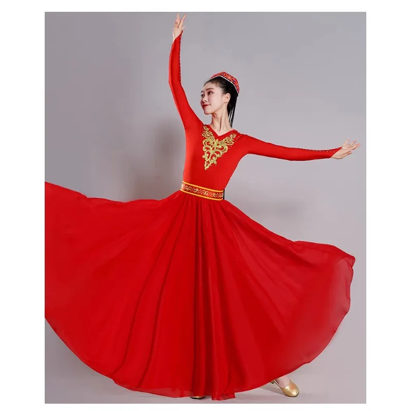 Xinjiang dance costumes, performance costumes, ethnic minorities, opening dance art test performance costumes