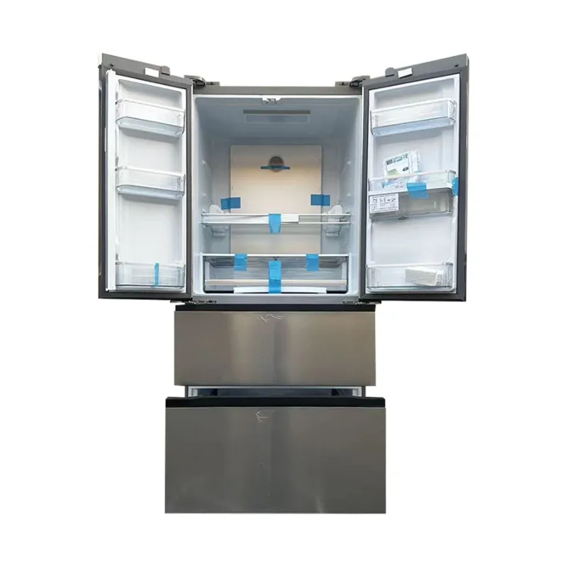 Opposite door with water dispenser with display refrigerator for home use, large capacity air cooling and frost-free change
