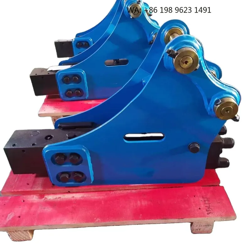 Top Mounted Professional Hydraulic Breaker High Strength Rock Breaking Tool 9-15 Ton Excavator Building Demolition Equipment