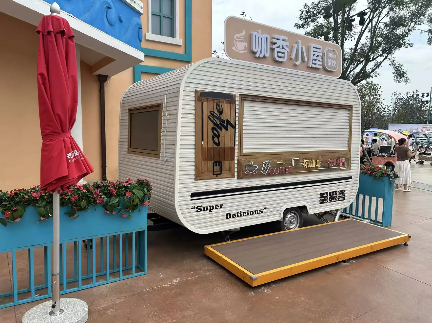 

High Quality Food Remolque Truck Food Truck With Full Kitchen United States Car Trailers Fully Equipped Street Mobile Kitchen