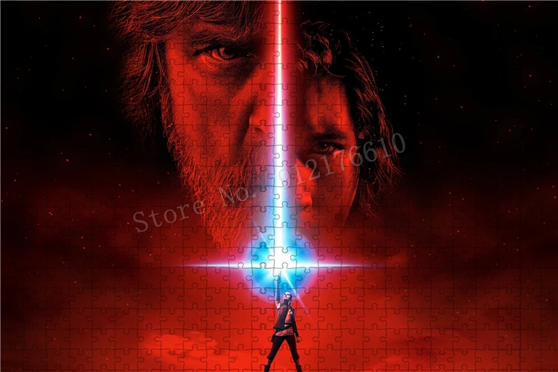 300/500/1000 Disney-Puzzles, Star Wars: The Last Jedi, Scannain, modisches Dekompressionsspiel, Spielzeug, pädagogische Heimdekoration