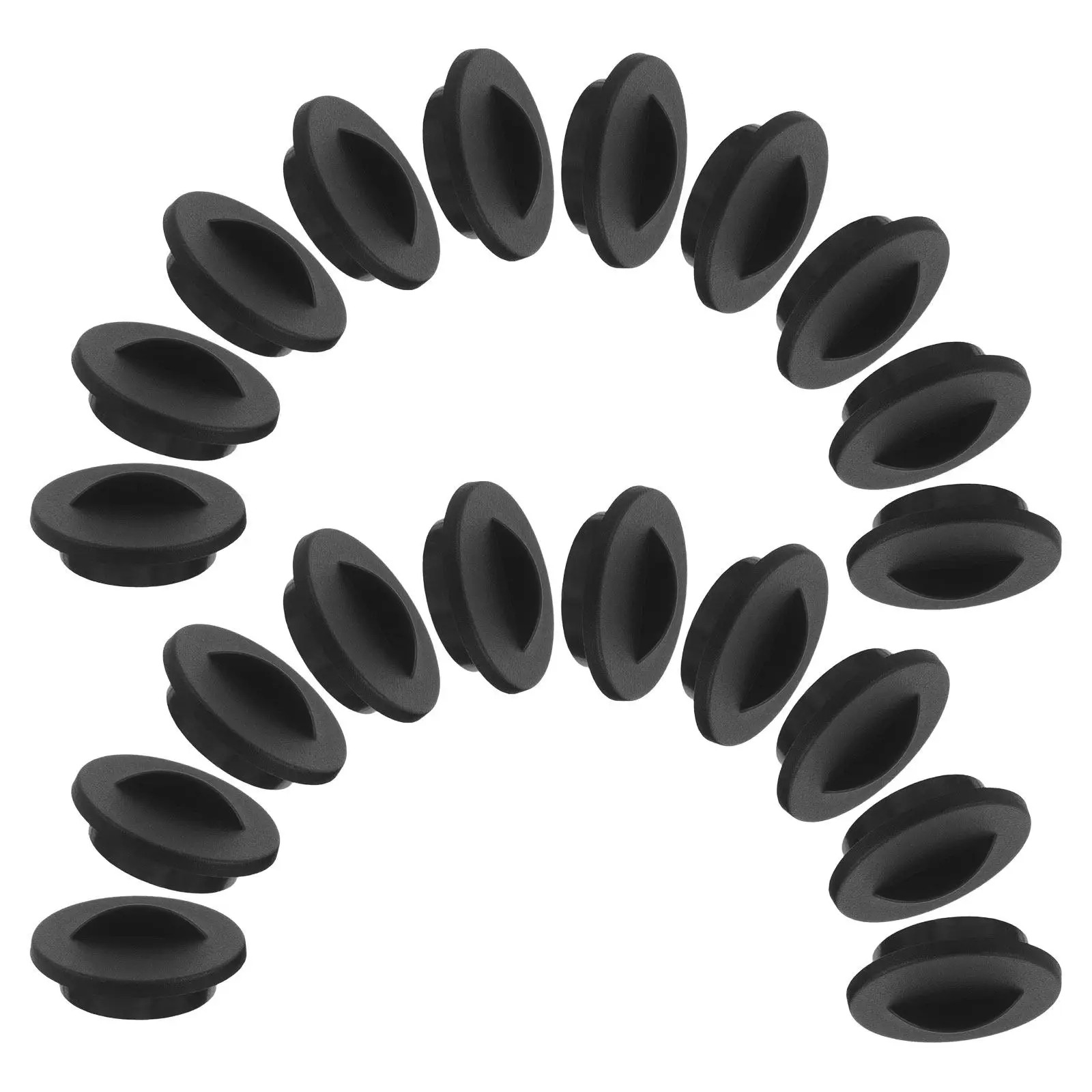 24Pcs Hydroponic Net Pot Lid Covers Plastic Hole Plugs Plant Pot Cover Protectors for Indoor Hydroponic Systems