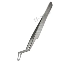 MECHANIC Aax-17 Stainless Steel Tweezers for Chip Tin Planting Anti-Corrosion High Hardness Jump Wire Clamping Repair Tweezers