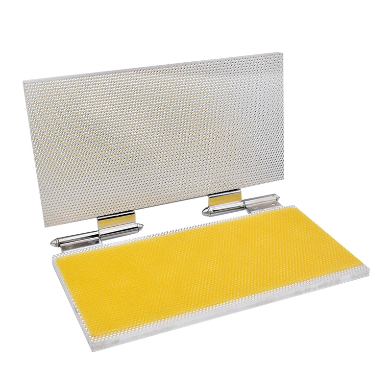 Beekeeping Cell Size 5.3mm or 4.9mm Optional Full Aluminum Beewaxs Foundation Machine Bees Wax Embossing Sheet Mold  Printer