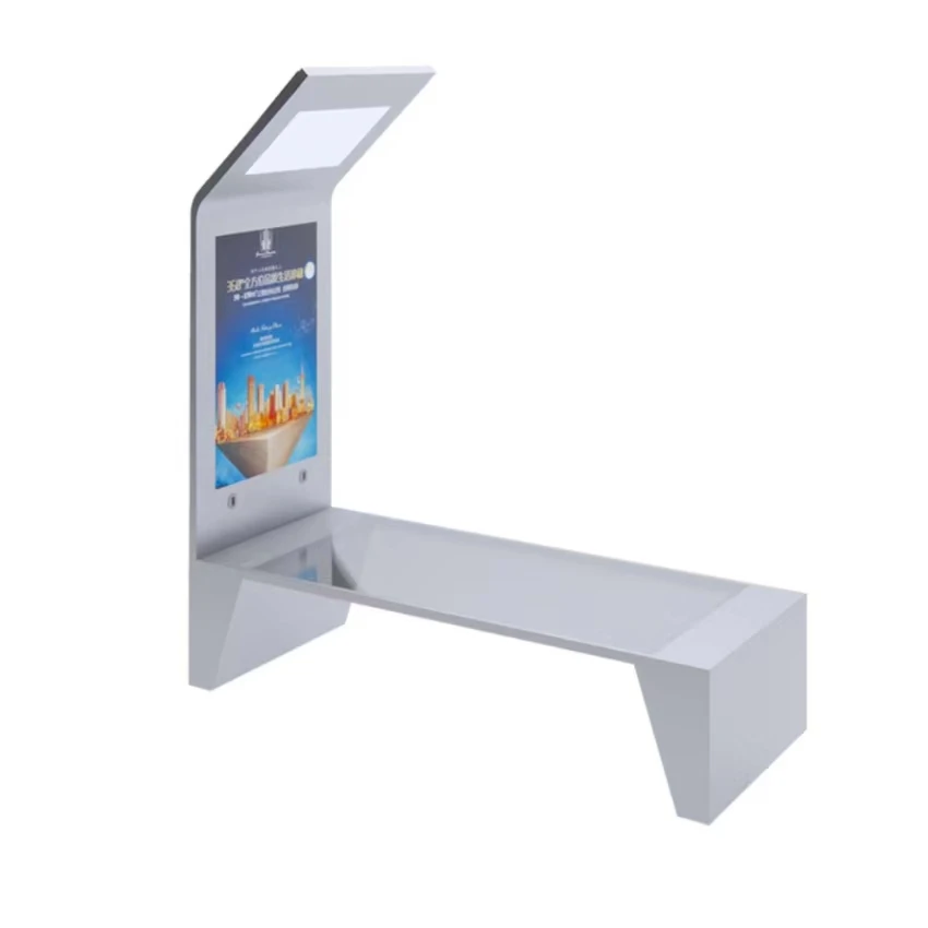 

Solar Outdoor Benches with Back Outdoor Furnitures Solar Charging Bench