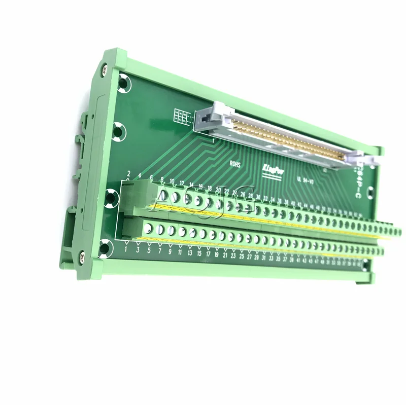 IDC64P IDC50P IDC34P IDC30P IDC26P IDC20P IDC10P Male Terminal Block Breakout PLC Relay Terminals Adapter Connector