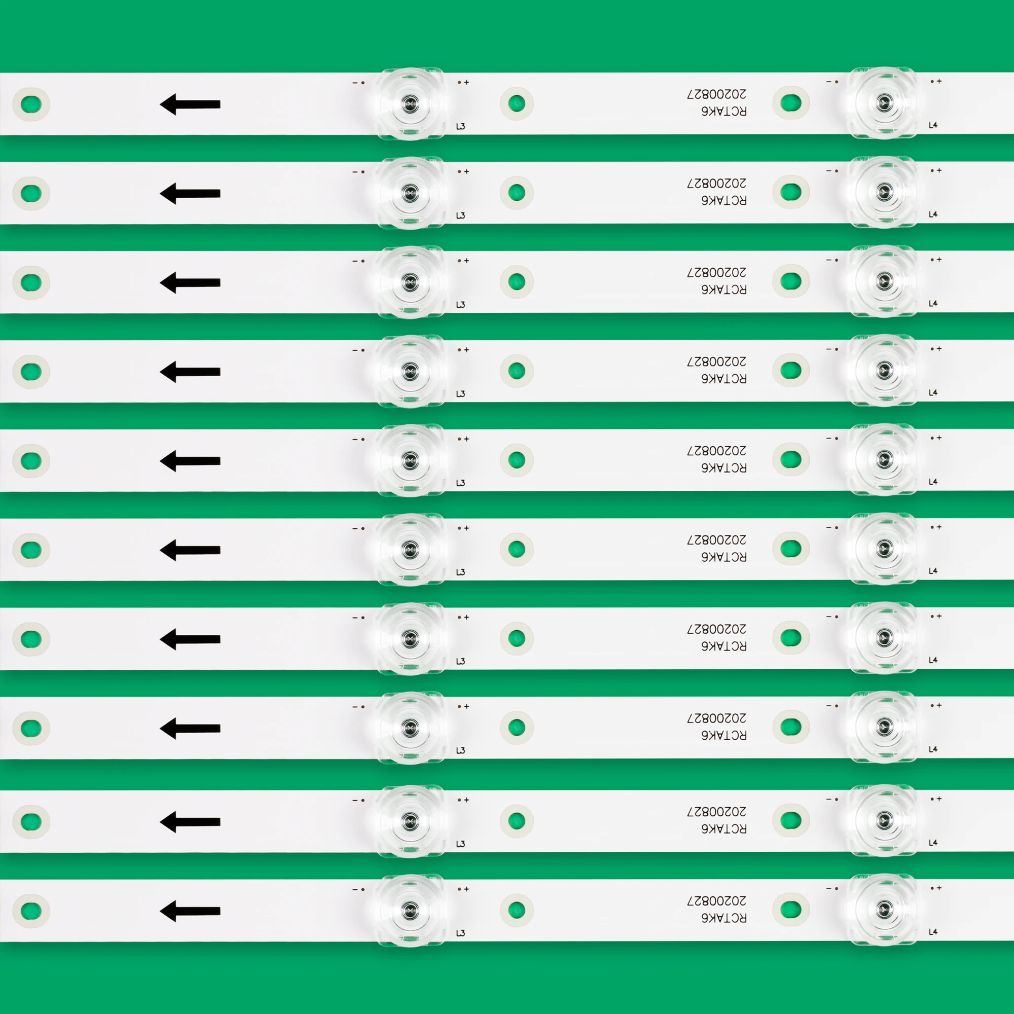 Led-hintergrundbeleuchtung streifen 5 lampen Für Akai 55'' TV AKTV5534 JS-D-JP55EU-051EC (70317) 01EC E55EU/EP1000 MCPCB 490,0 15,0 1,0 T