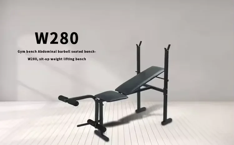 Fitness Dimensions Weight Bench With Weights And Bar Set Gym Weight Bench