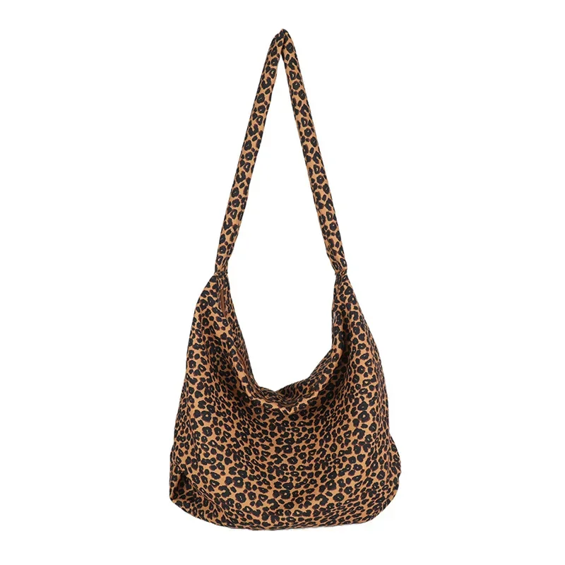 Umhängetasche mit Leoparden muster im ausländischen Stil, grenz überschreitende neue Mode handtasche für Damen, trend ige Einkaufstasche für Pendler mit großer Kapazität