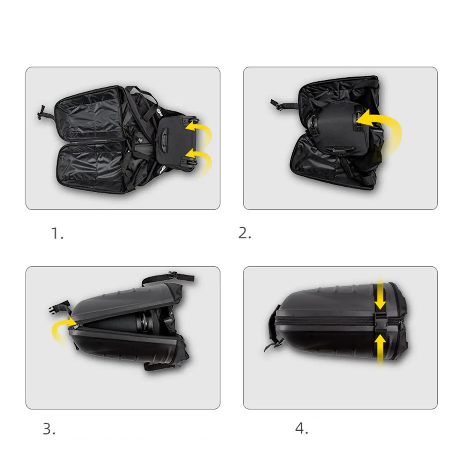 

Large Capacity Golf Travel Bag with Wheels Hard Shell Top Waterproof 1680D Cover for Air Travel Storage