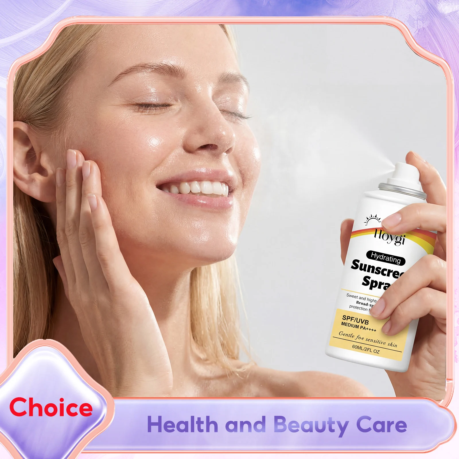 

Солнцезащитный спрей с витамином Е: улучшает и смягчает кожу, водостойкий, устойчивый к поту, усиливает защиту от солнца, нежный, освежающий, УФ-защита.