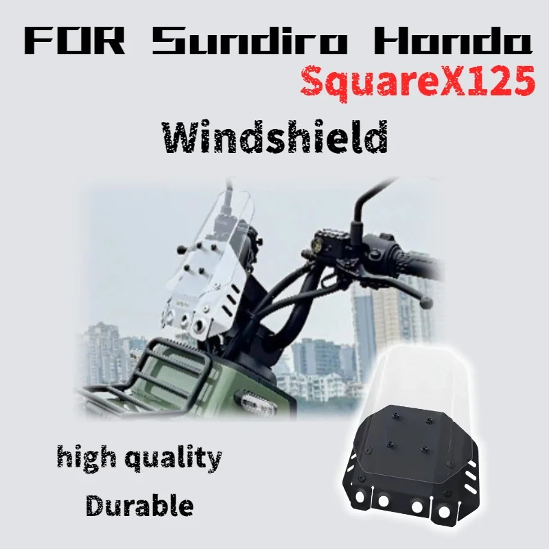 For Sundiro Honda Square X125, a transparent windshield modification/decorative cover accessory is required.