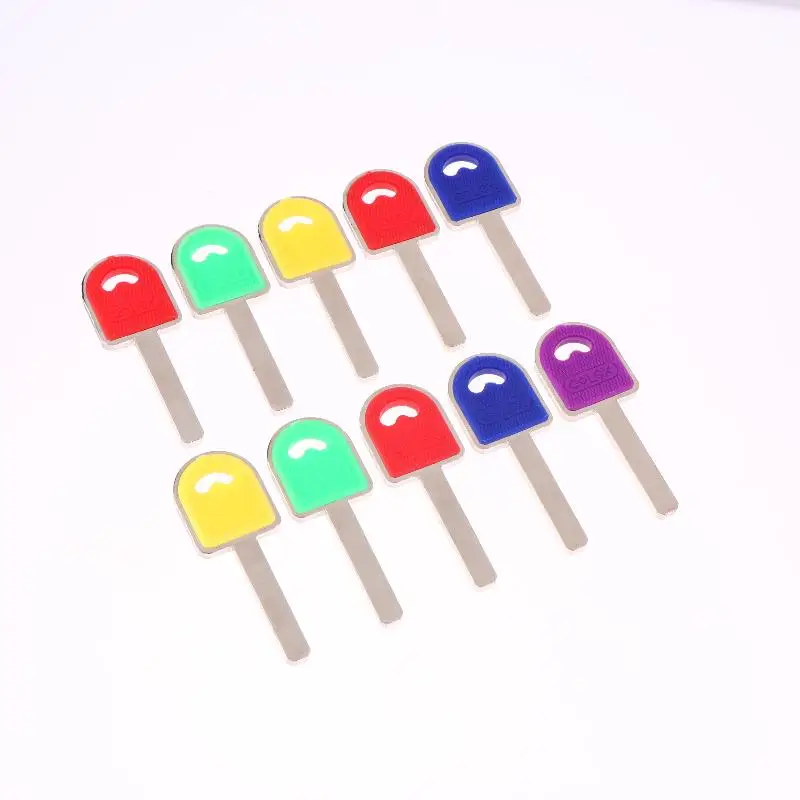 10Pcs/lot Colored Key Blank Sccessories For Shed/Chain/Gate/Garage Key Making Mold...
