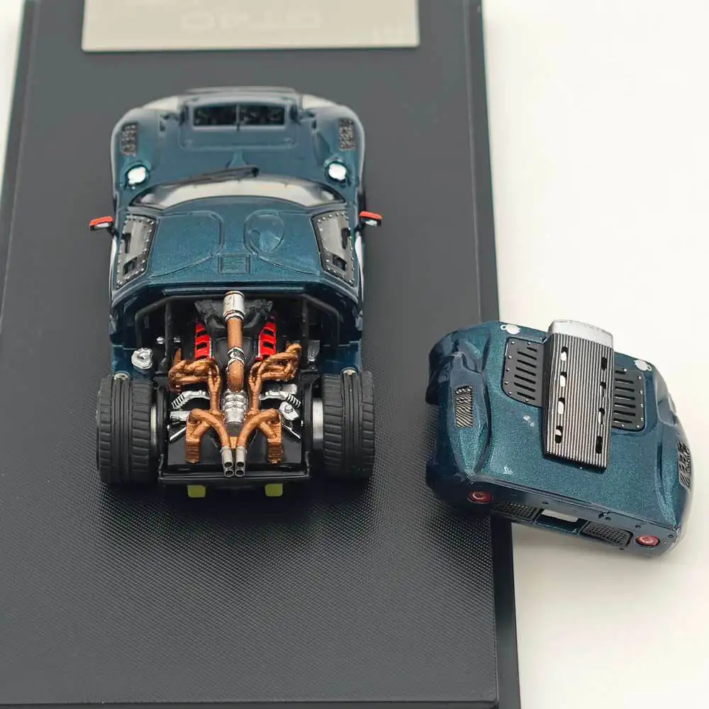 Rhino Model 1/64 For GT40 #15 #60 Magnetic Hood Limited Edition Diecast Model Car Collection Toy Vehicle Models