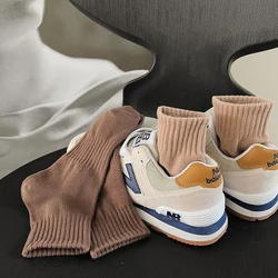 Cotton Thickened Short Socks Pure Cotton Solid Color Women's Sports Sock Moisture-Proof And Sweat-Absorbent Socks Sox