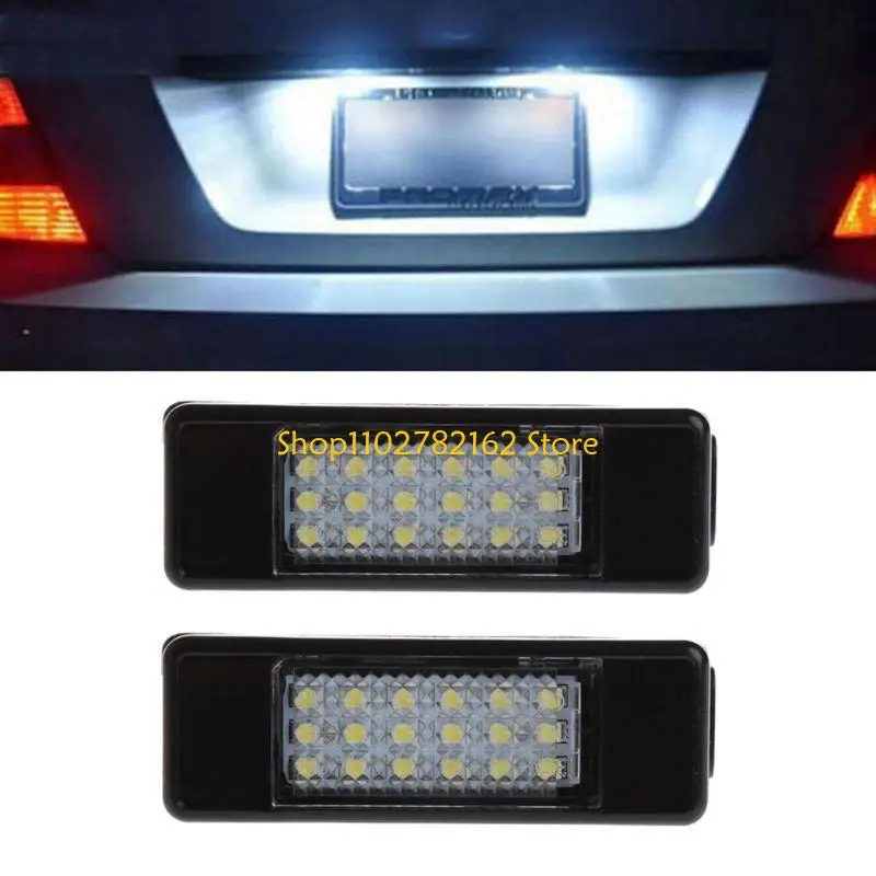 

547B 2Pcs Car 18 LED Light License Plate Taillight for 207 307 308 for Citroen