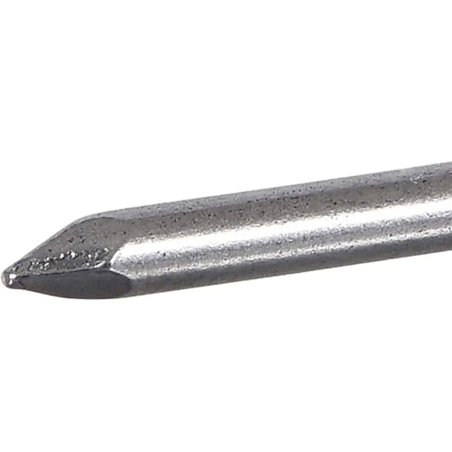 3D finish nails for woodworking applications, steel material, silver color, corrosion-resistant and precision-milled tips