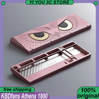 KBDfans Athena 1800 Mechanical Keyboard Kit Owl Theme Aluminum PCB Gasket Wired Hot Swap PC Esports Laptop Gaming Keyboard Kits