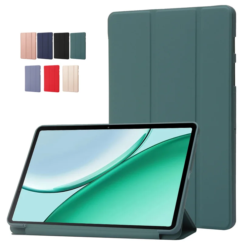 

Чехол для Honor Pad X8b, 11 дюймов, тройной складной чехол из искусственной кожи с мягкой задней панелью из ТПУ, подставка для планшета, чехол-накладка для Honor Pad X8b, Funda