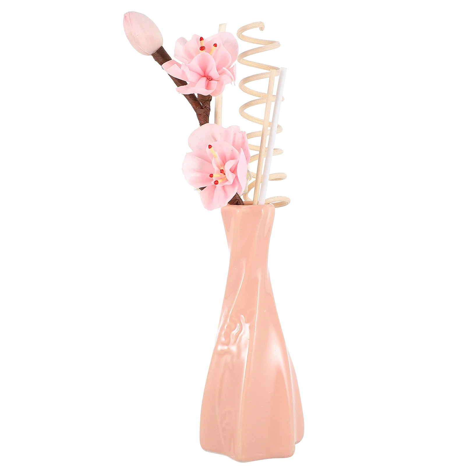 

1Set Aroma Reed Diffuser Set with Rattans Ceramic Bottle Home Decor Purifying Air Freshener for Indoor Living Space