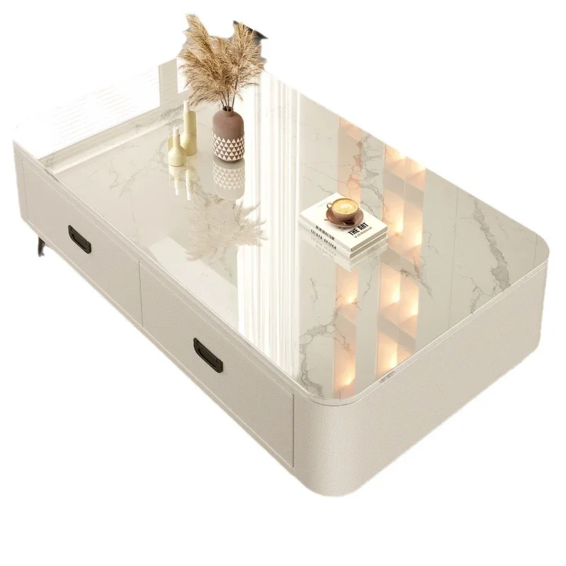 

Rock slab coffee table, living room, household, small apartment, coffee table