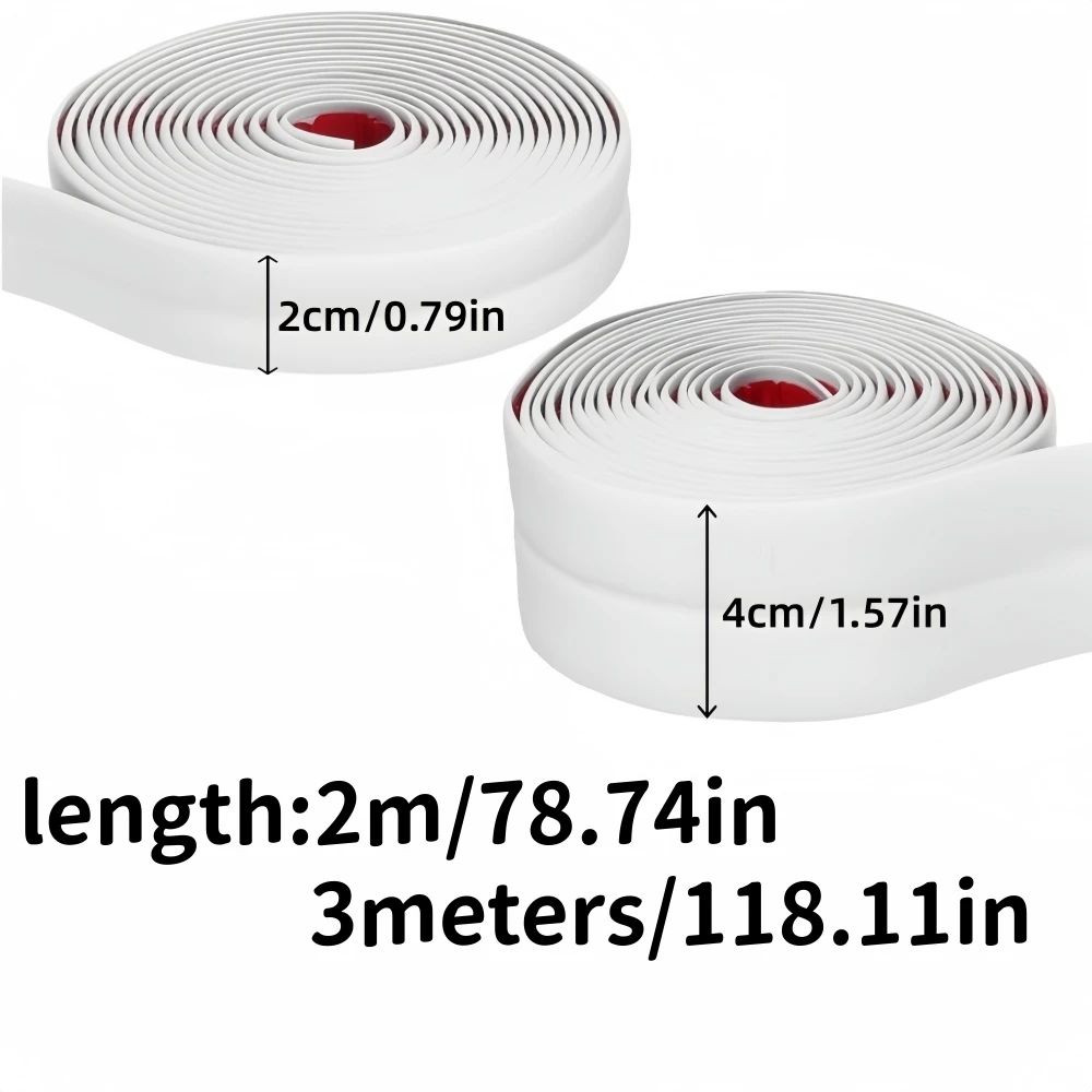 1pc 2/3metersX2/4cm Peel and Stick Wall Trim Molding Trim Moulding, Inside & Outside Wall Corner Protector for Wall Edge
