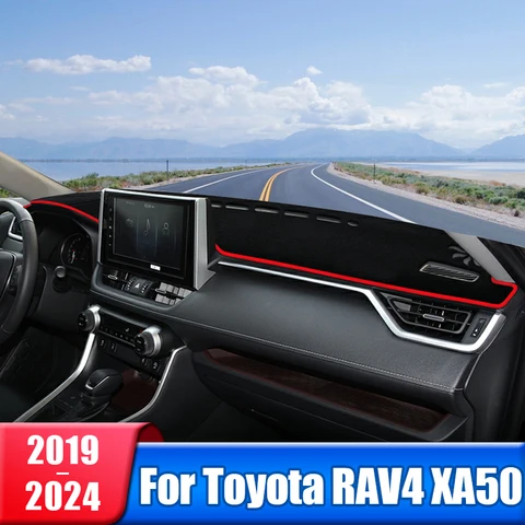 Коврик для приборной панели Toyota RAV4 2019-2024, солнцезащитный чехол — фото товара