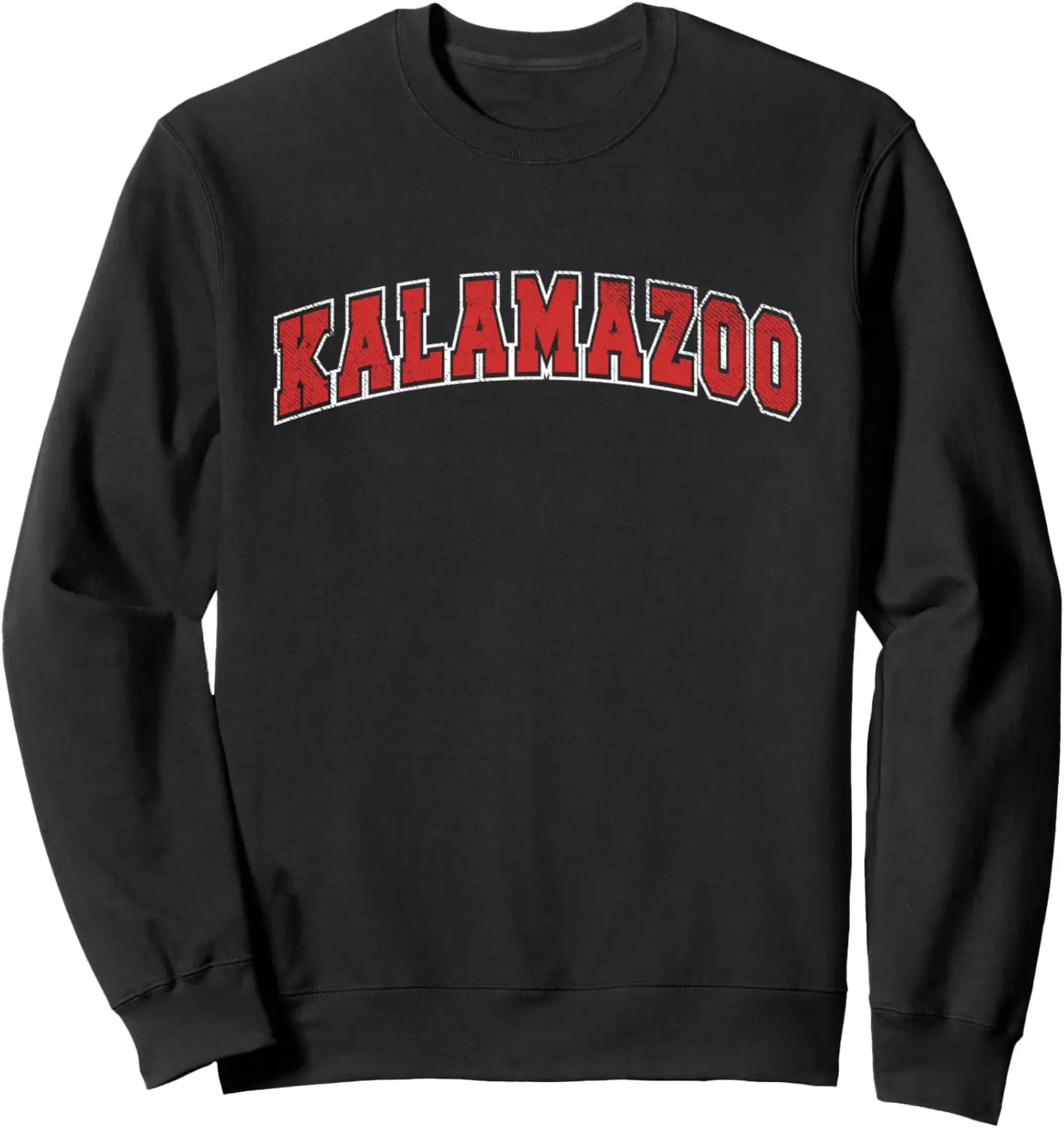 Retro Kalamazoo Michigan Varsity College Style Sweatshirt