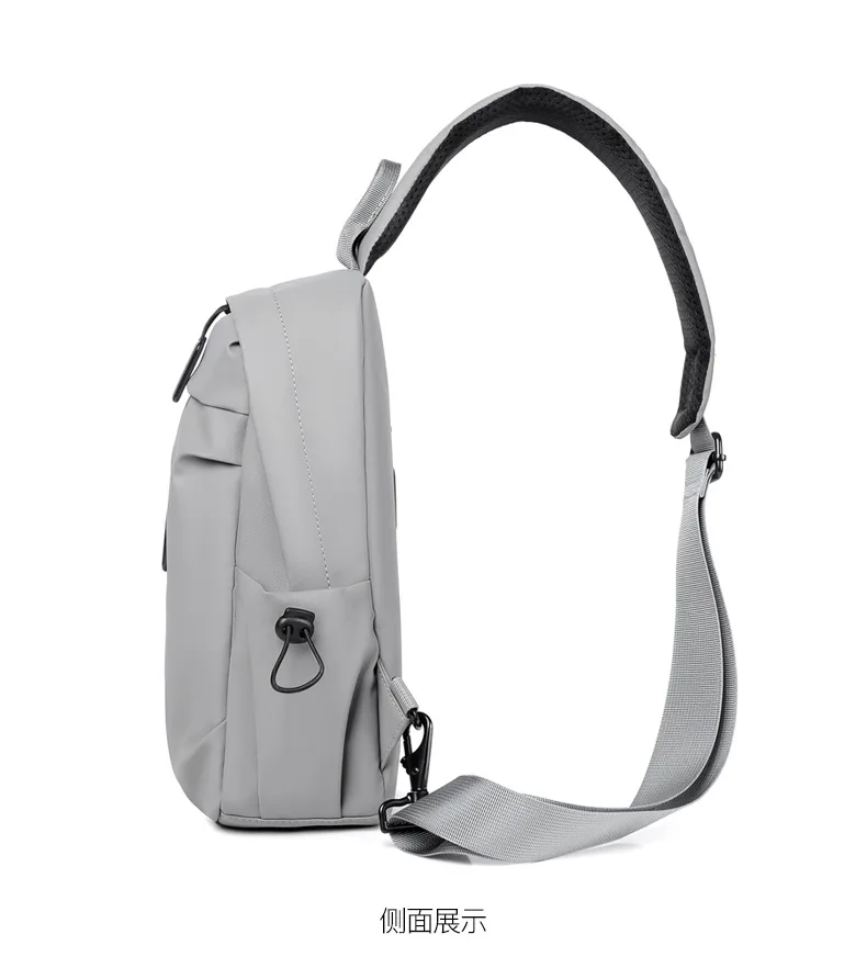 2025 Spring New Product Shoulder Bag Diagonal Cross Bag Chest Bag Men's Leisure Commuter Backpack Shoulder Chest Small Backpack