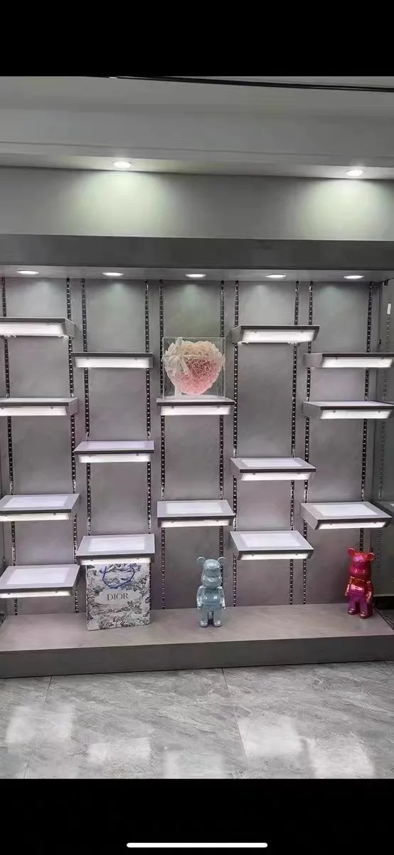 Figuurvitrinekast Huishoudelijke kleine Lego-modelkast Verstelbare trofee Product Geschenkkast met licht