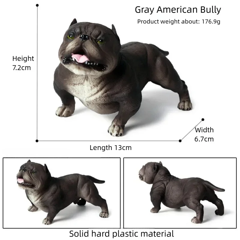New Dogs Model Simulation Puppy Animal Figures Shiba Inu Husky Rottweiler American Bully Saint Bernard Collection