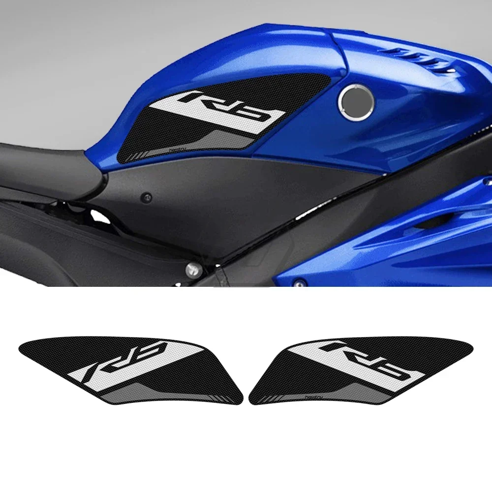 

Motorcycle Accessorie Side Tank Pad Protection Knee Grip Mat for Yamaha YZF R6 2017-2022