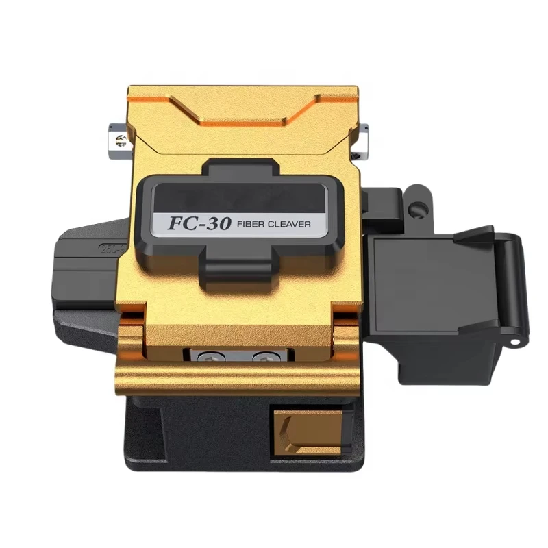 TAWAA  High Precision FC-30 Fiber Cleaver Optical Fiber Tool Tngsten Steel Blade Equipment Compatible with FX39 Fusion Splicer