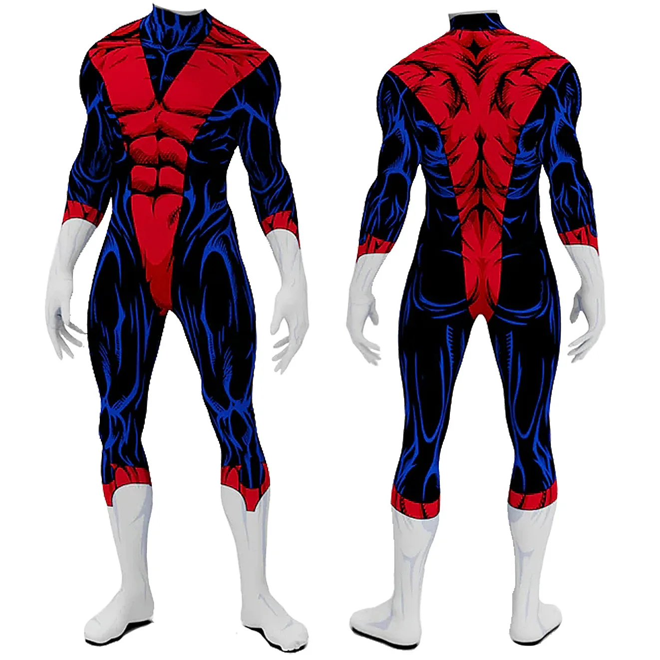 

X-Men97 Nightcrawler Jumpsuit Cosplay Costume Anime Bodysuit Halloween Costume Party Performance Clothing for Adults