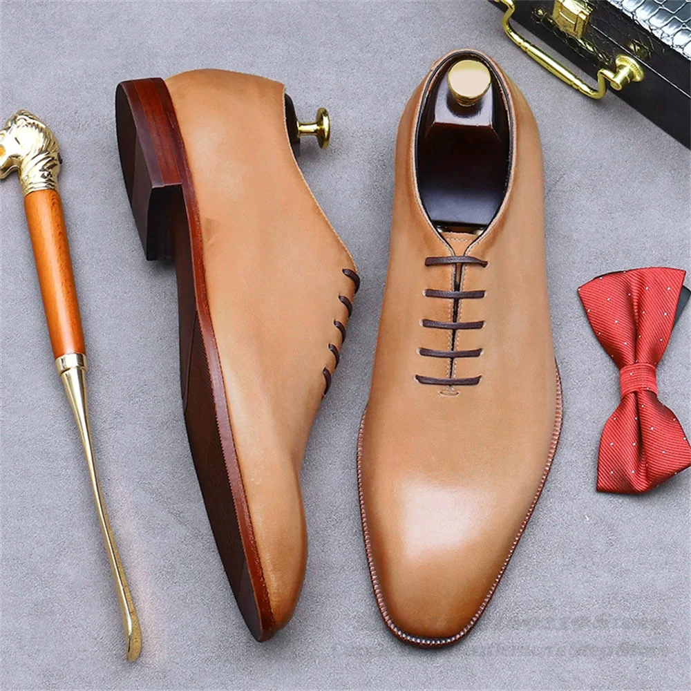 Sapatos de Couro Masculinos pa - Formal Men Daily Wear Shoes avaliação e preço