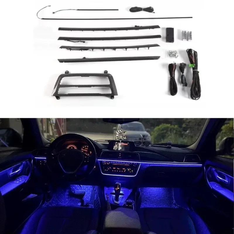 Ambient Light For BMW 3 Series F30 F31 F35 2012-2019 Led Door Dashboard Decorative Neon Dynamic Atmosphere Lamp