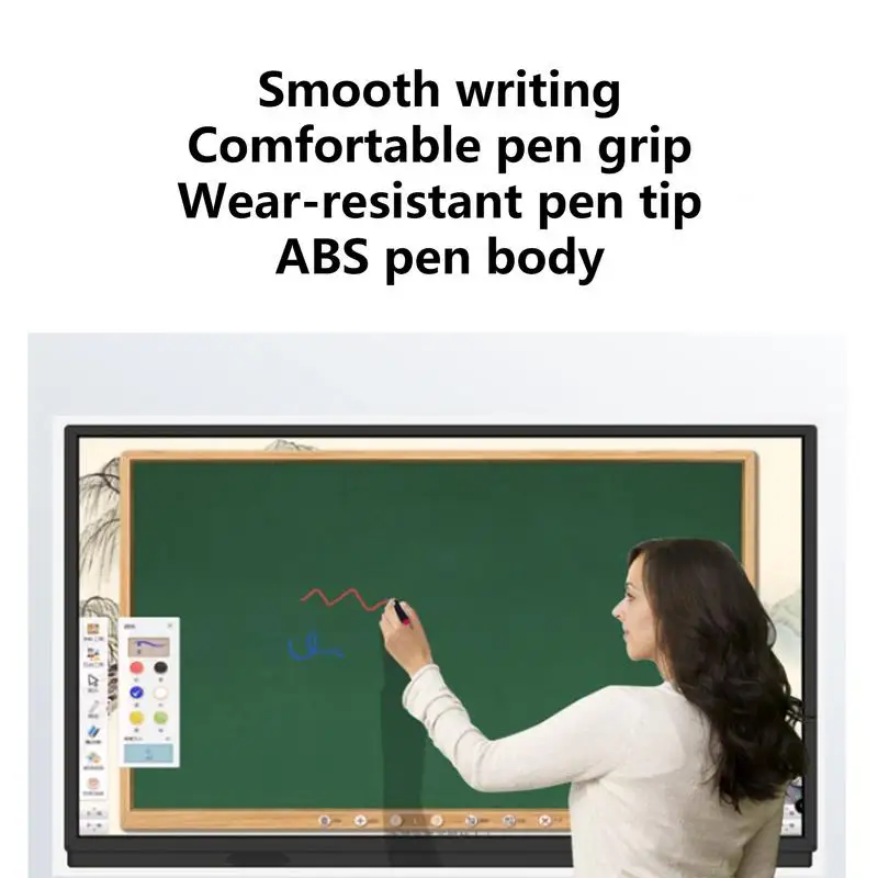 Screen Pen For Touchscreen Screen Writing Pen Triangular Screen Writing Pen Multimedia Pen With 10mm High-Precision Nib For