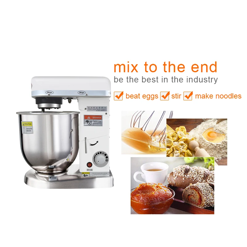 5L/7L/10L Planetary Food Mixer Stainless Steel Bowl Commercial Cake Mixer Cream Mixer Machine