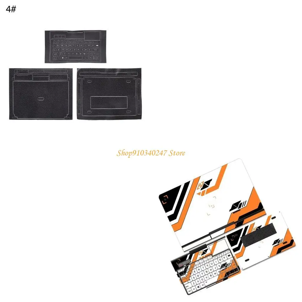 

Q22A Съемная декоративная пленка для ноутбука, полная защитная наклейка для карманных моделей 3, 8 дюймов, модели 2022–2025