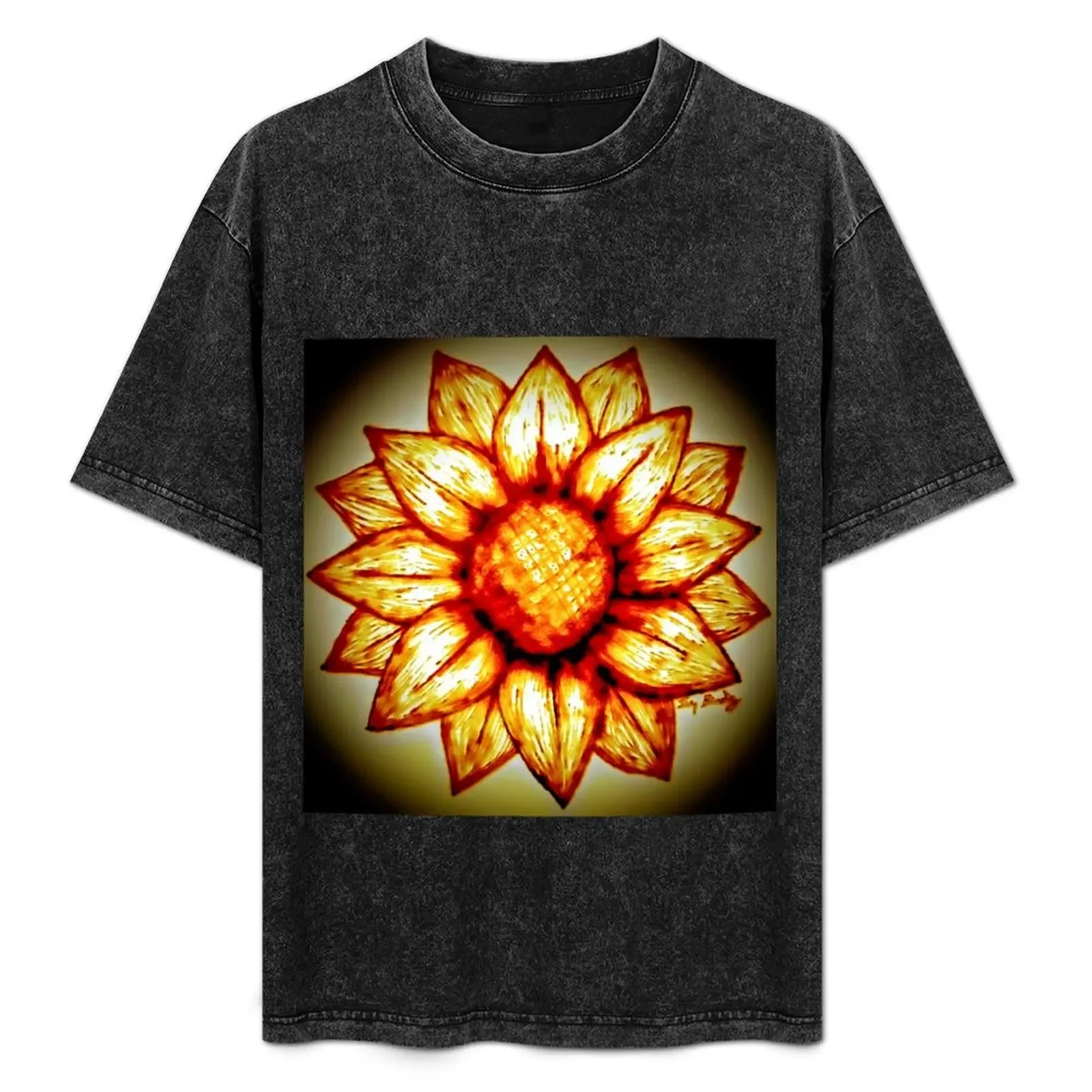 

Harvest sunflower T-Shirt vintage t shirts rapper graphic tees blanks oversizeds tee shirts for men