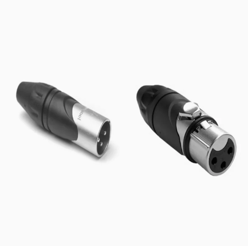5 peças sAX3MB-AU plugue macho de 3 núcleos microfone de áudio XLR NC3MXX-B