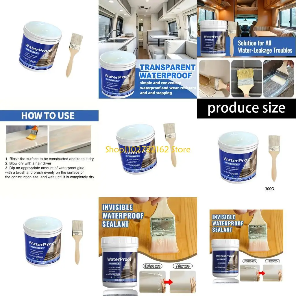 

547B Leak Proof Innovative Sealant 300g Waterproof Efficient Mending Long Lasting for Auto Motorcycle Plastic Maintenance