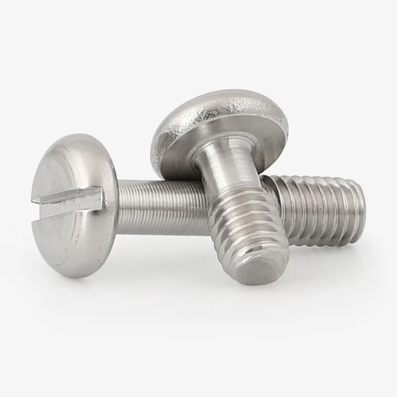 Vis captives à tête cylindrique fendue en acier inoxydable 304, M2.5 M3 M4 M5 M6 M8 GB837, boulons Anti-desserrage à tête ronde à demi-filetage