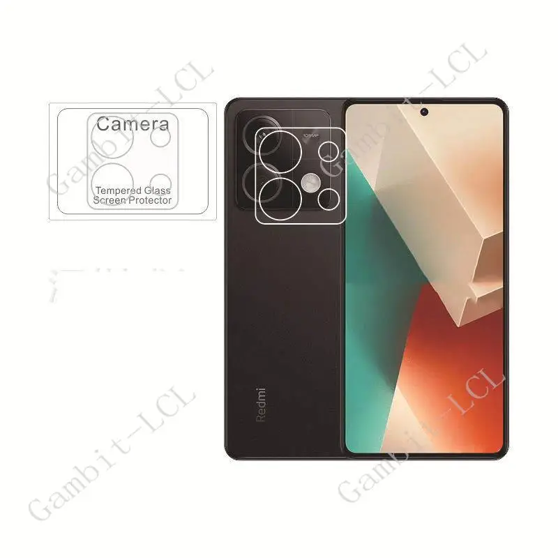 2PCS-5PCS 9H Original 3D Tempered Glass For Xiaomi Redmi Note 13 Pro Note13 5G Pro+ Plus 13Pro Camera Lens Protector Cover Film
