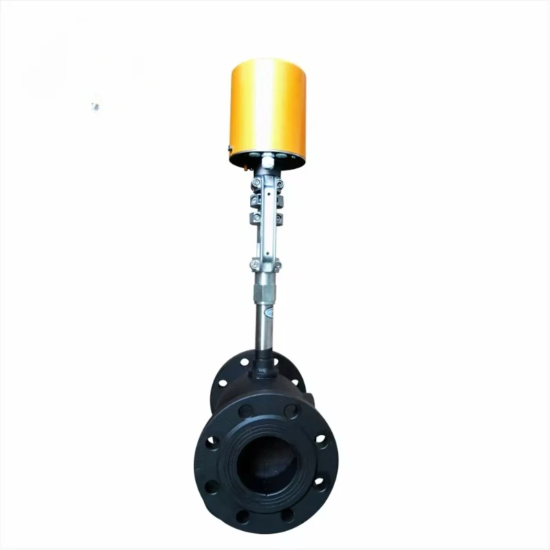 Flange connection DN Three-way Electric Control Valve for Heat Oil Transfer used on setting machine