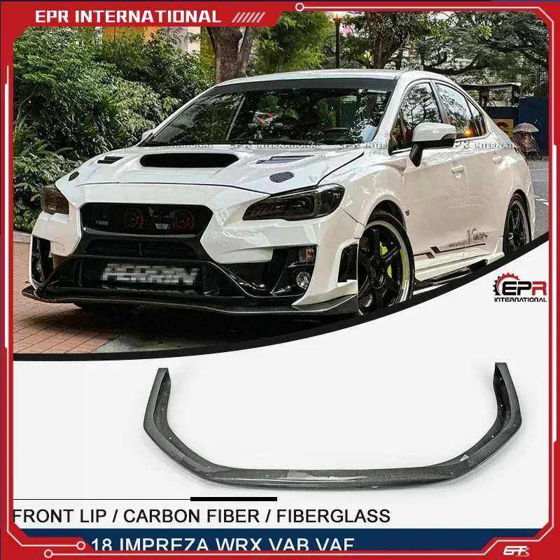 For Subaru 14-18 Impreza WRX VAB VAF VRS Arising II  Front Lip Front Lip Carbon Flber Or FRP Fiber Glass Bumper Lip Body Kit