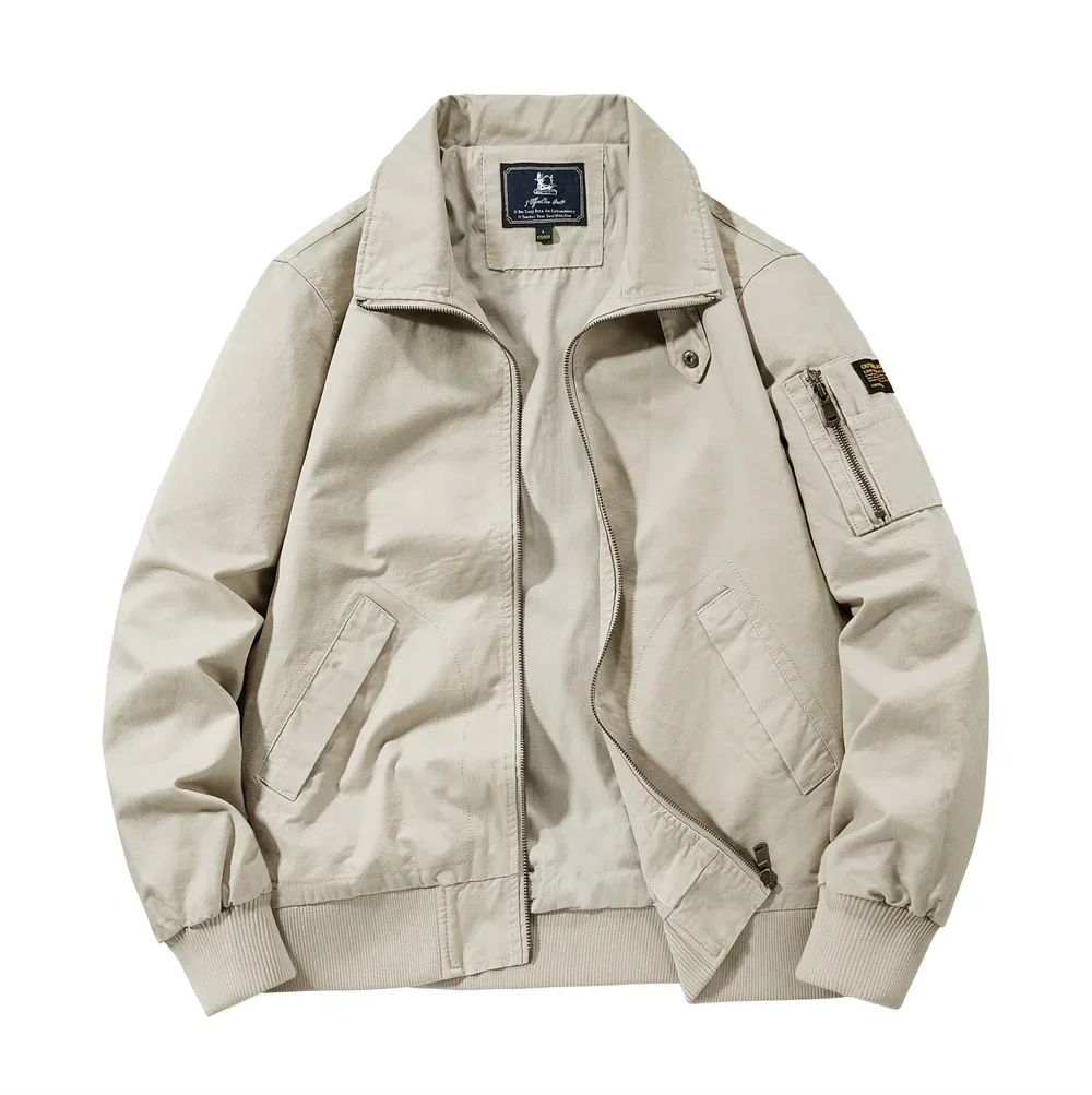 

Vintage Military Workwear Jacket Men Windproof Thermal Jackets Autumn Winter Cotton Pilot Tactical Jacket Men's Outerwear Coat