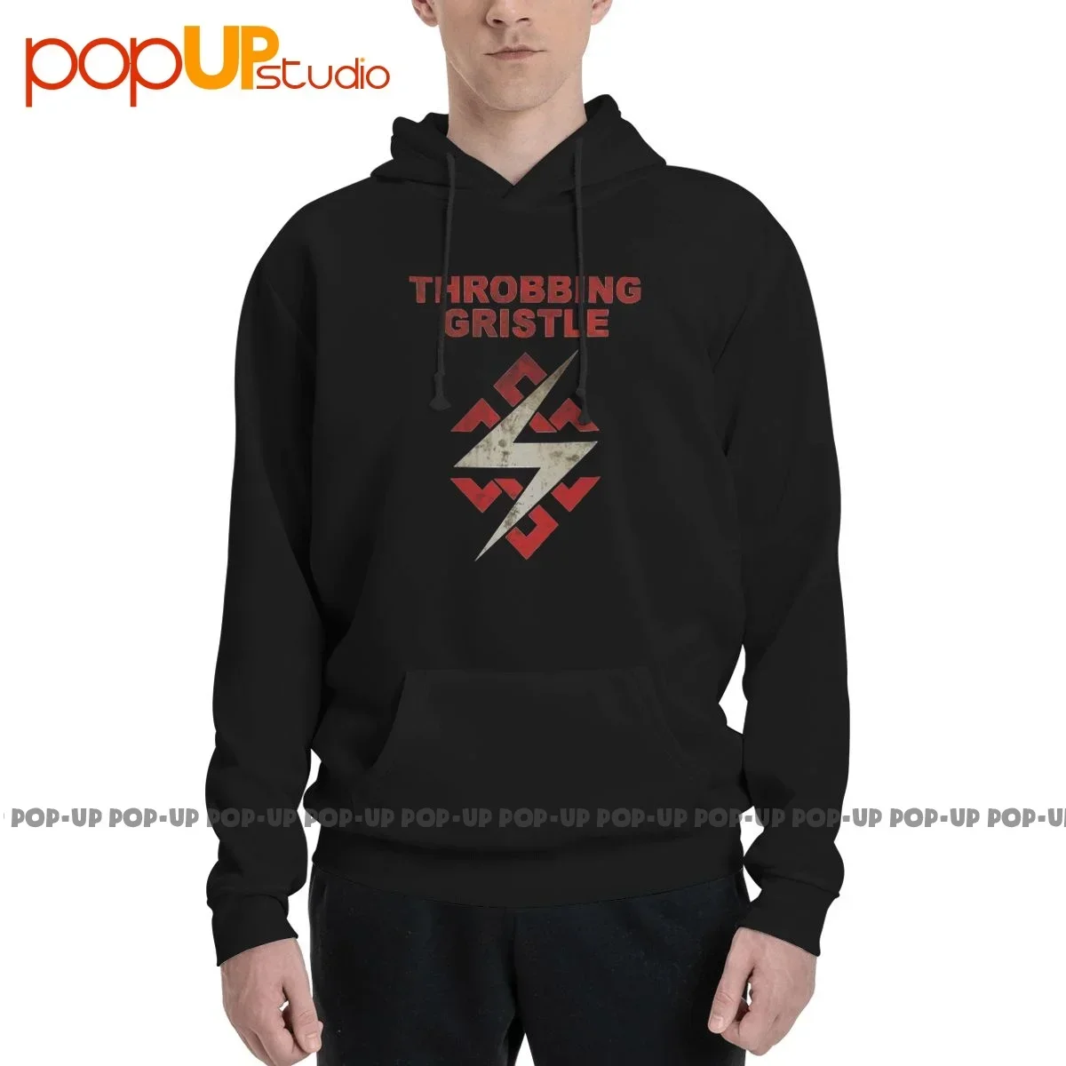 

Throbbing Gristle - Throbbing Gristle Flash Knot Logo Hoodie Sweatshirts Hoodies Retro Hot Selling