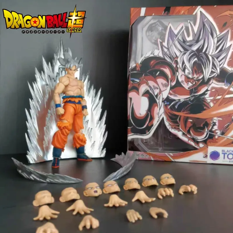 Figuras de acción de Son Goku Dragon Ball Z Shf Ultra Instinct Black Hole, juguetes de Anime, colección de modelos Acme Power, en Stock, novedad