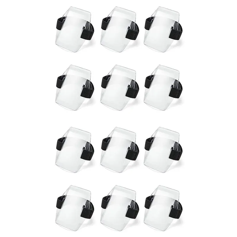 N34R- Badge Holder - 12Pcs Armband ID Card Holder Waterproof Armband Badge With Adjustable Elastic Strap